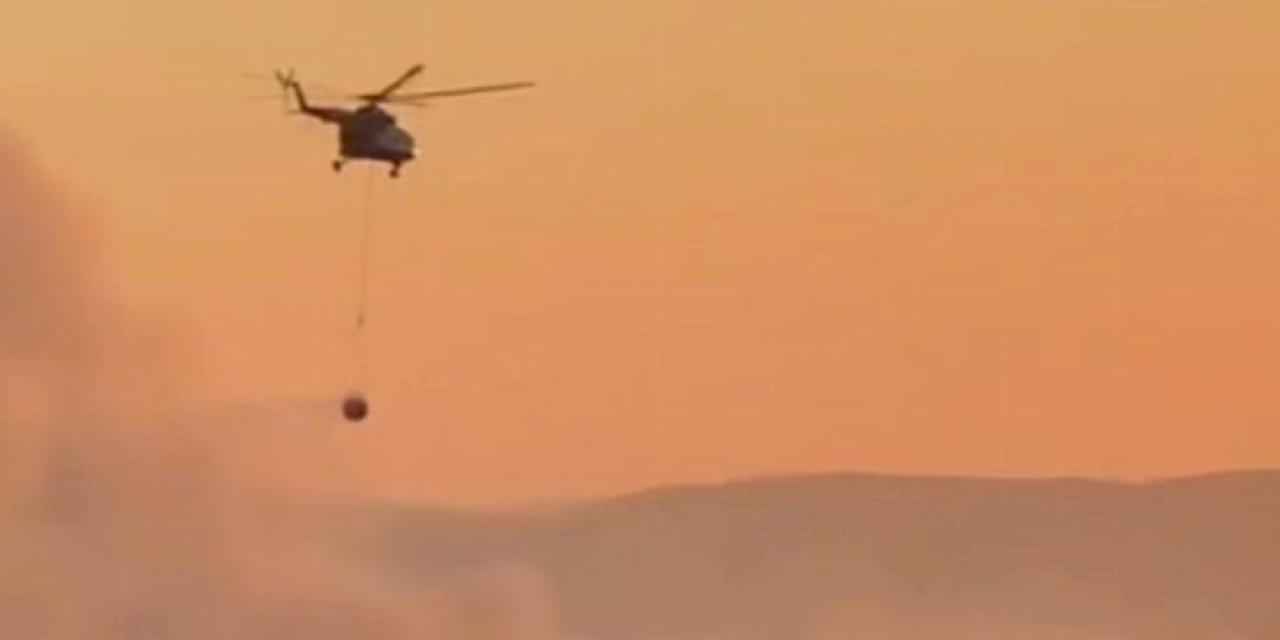 Çanakkale'de alevlerle mücadele sürüyor... 575 hektarlık alan etkilendi