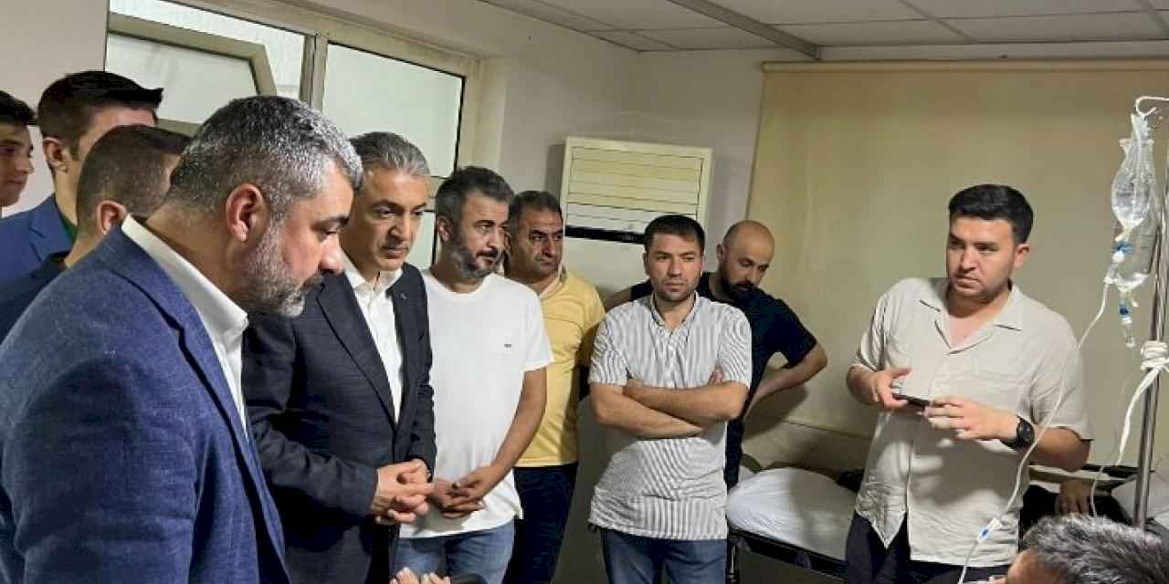 Vali Akkoyun yangında yaralananları ziyaret etti