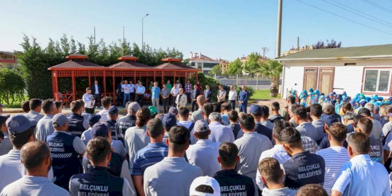 Başkan Pekyatırmacı personel ile bayramlaştı