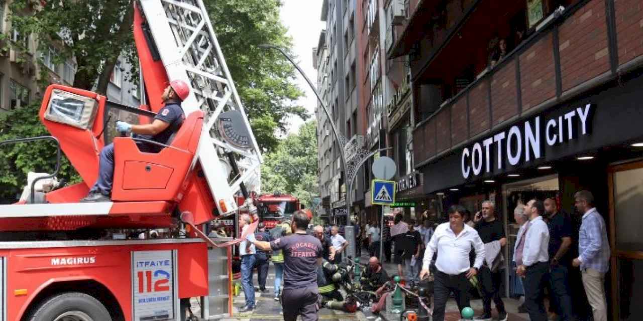 İzmit Belediyesi yangında vatandaşları yalnız bırakmadı