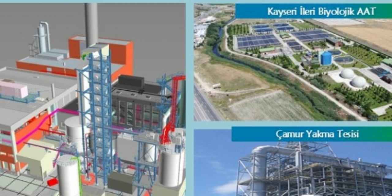 Çevre dostu Kayseri’den “Arıtma, Kurutma, Yakma Tesisi”