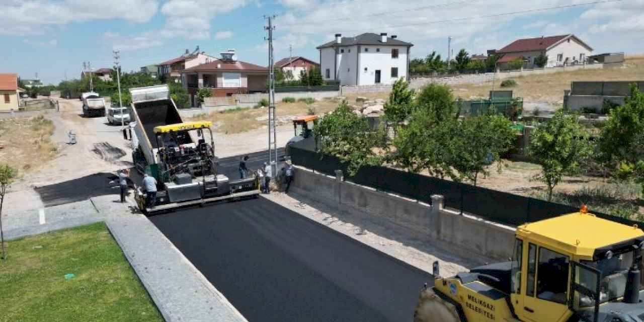 Melikgazi’ye kazandırılan yeni yollar vatandaşlara konfor sağlıyor