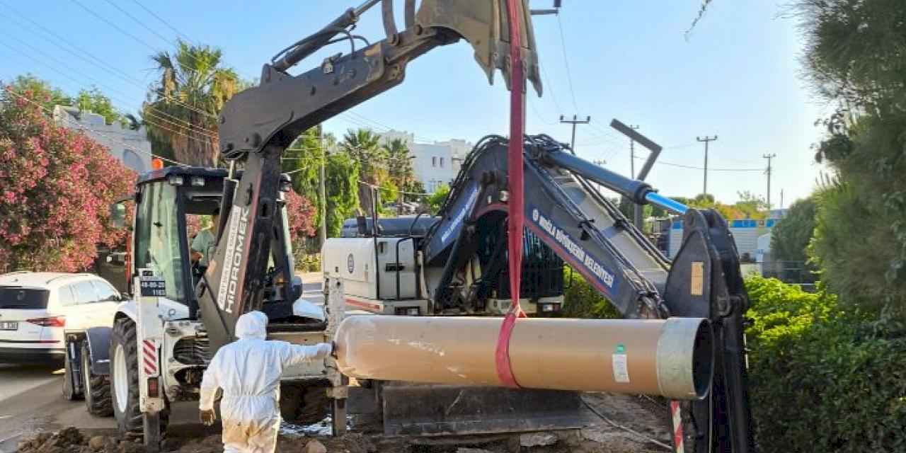 Bodrum’da arızalanan hatlara müdahale sürüyor