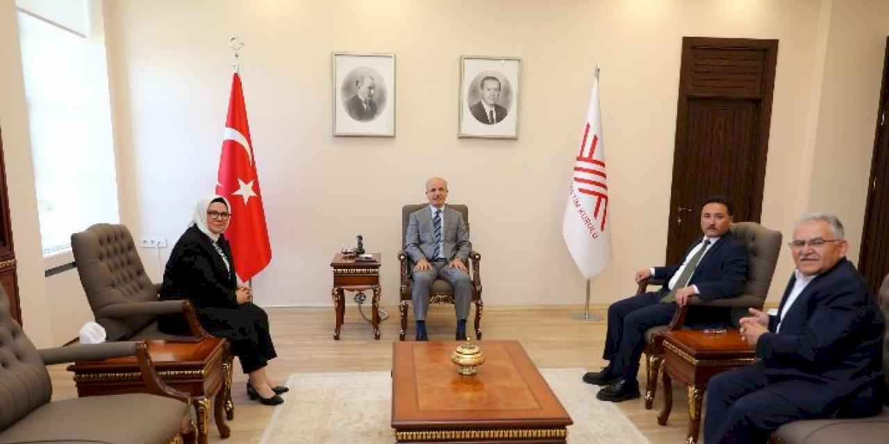 Başkan Büyükkılıç’tan YÖK Başkanı Özvar’a ziyaret