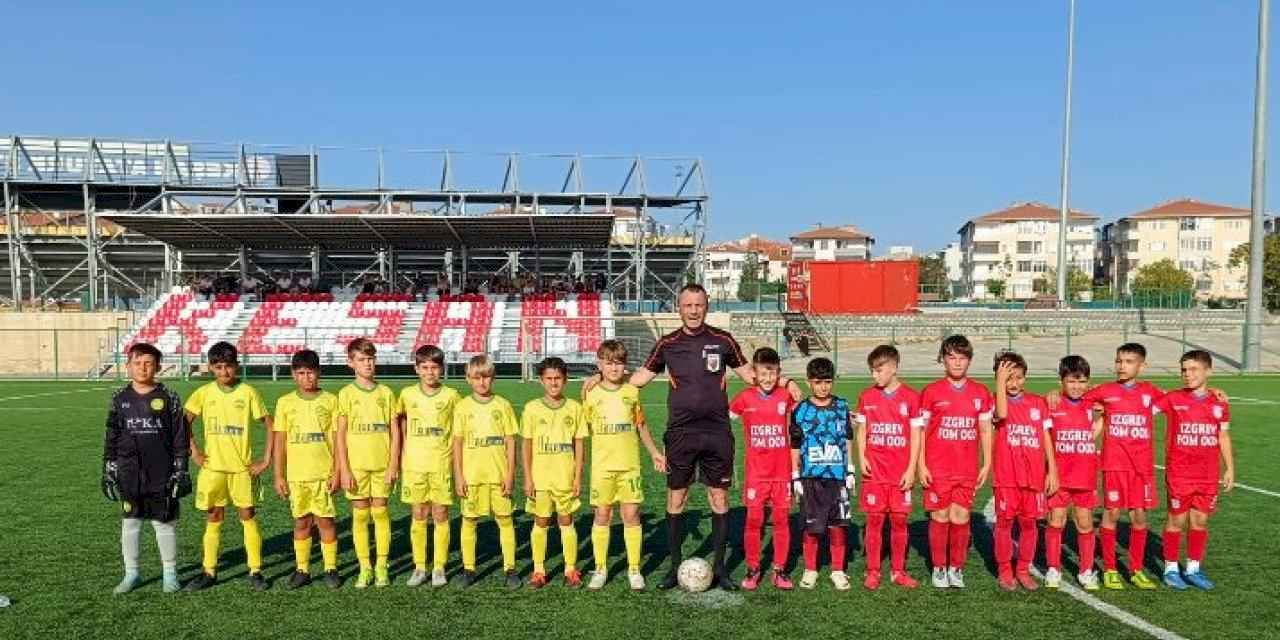 Edirne'de U 11 Lig maçları sürüyor