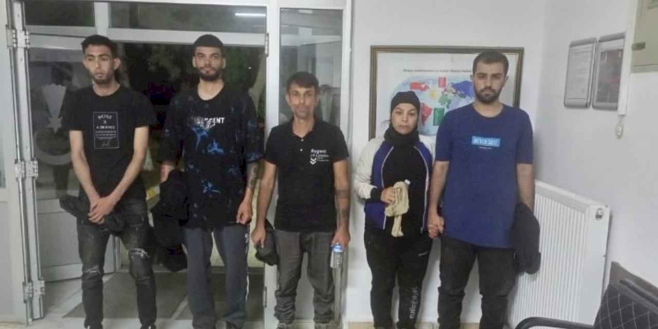 Meriç’te 5 göçmen yakalandı