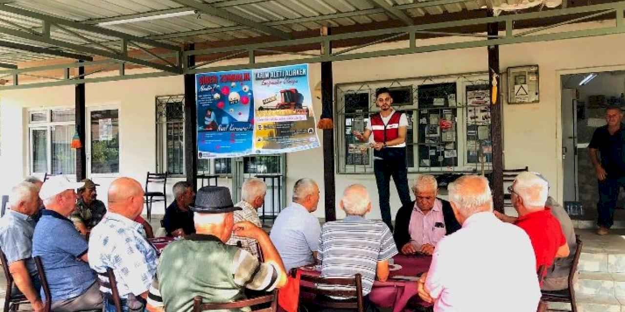 Siber dolandırıcılığa karşı köylerde bilinçlendirme çalışması