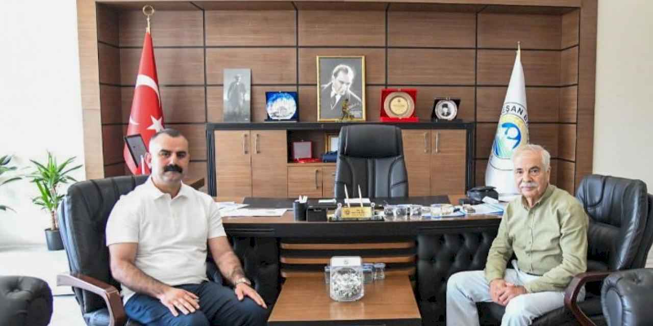 Uzunköprü Belediye Başkanı Ediz Martin’den Mehmet Özcan’a ziyaret