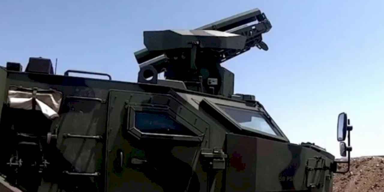 OMTAS Kuleli Zırhlı Tanksavar Aracı envanterde