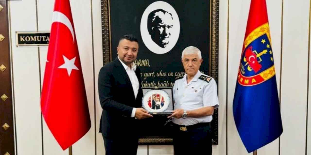 İş insanı Serdar Özyurt'tan Jandarma Genel Komutanı Arif Çetin'e ziyaret