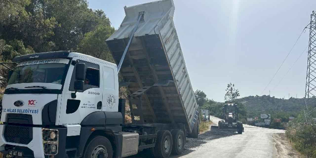 Milas Belediyesi ilçemizde yoğun çalışmalar gerçekleştiriyor