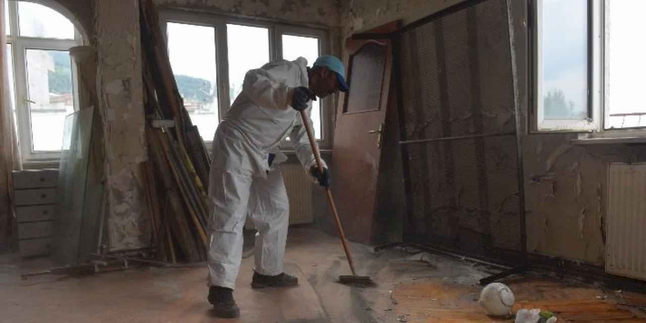 Yıldırım'dan 'çöp' ev mesaisi