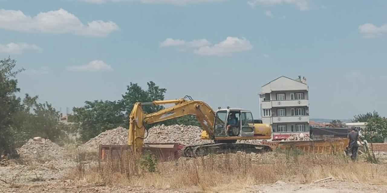 Edirne Keşan'da İnönü İlkokulu’nda çalışma başladı