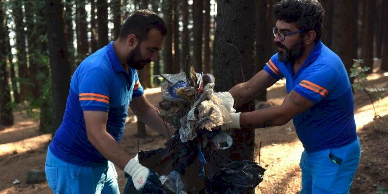 Yıldırım'da ormanlık alanlar temizleniyor