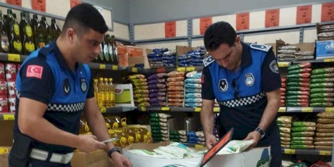 Kocaeli Zabıtası'ndan marketlere sıkı takip