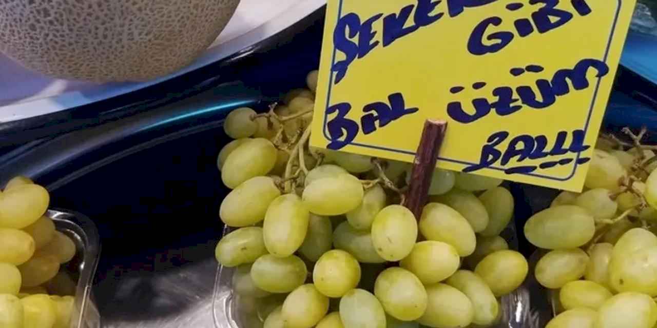 Üzüm fiyatları cep yakıyor: Kilosu 100 TL