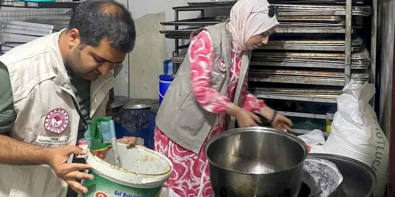 Gaziantep'te mide bulandıran denetim!