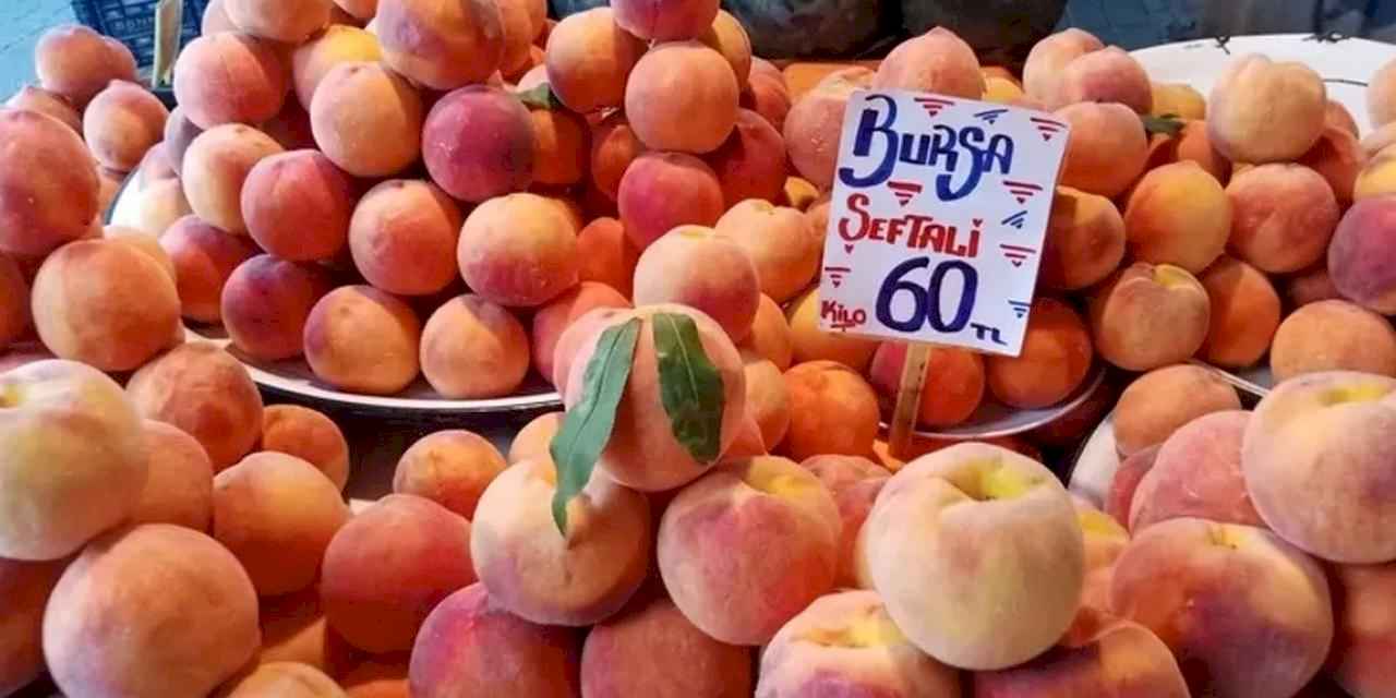 Bursa’da şeftaliler tezgaha indi