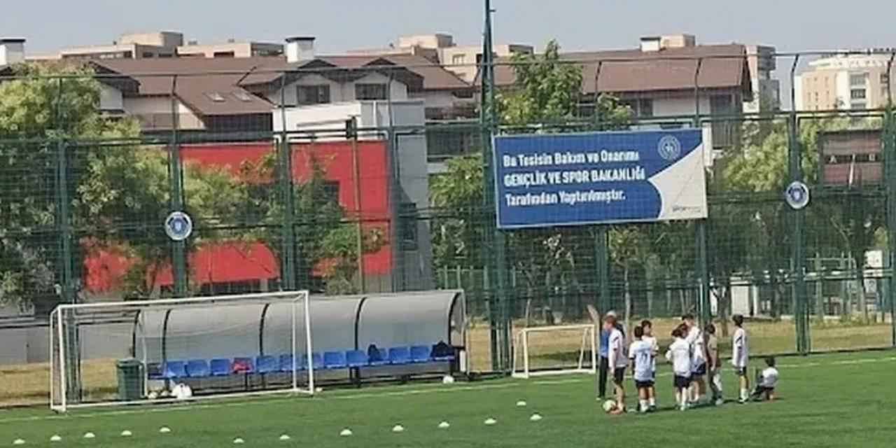 Emek Spor Tesisleri'nde geleceğin yıldızları yetişiyor
