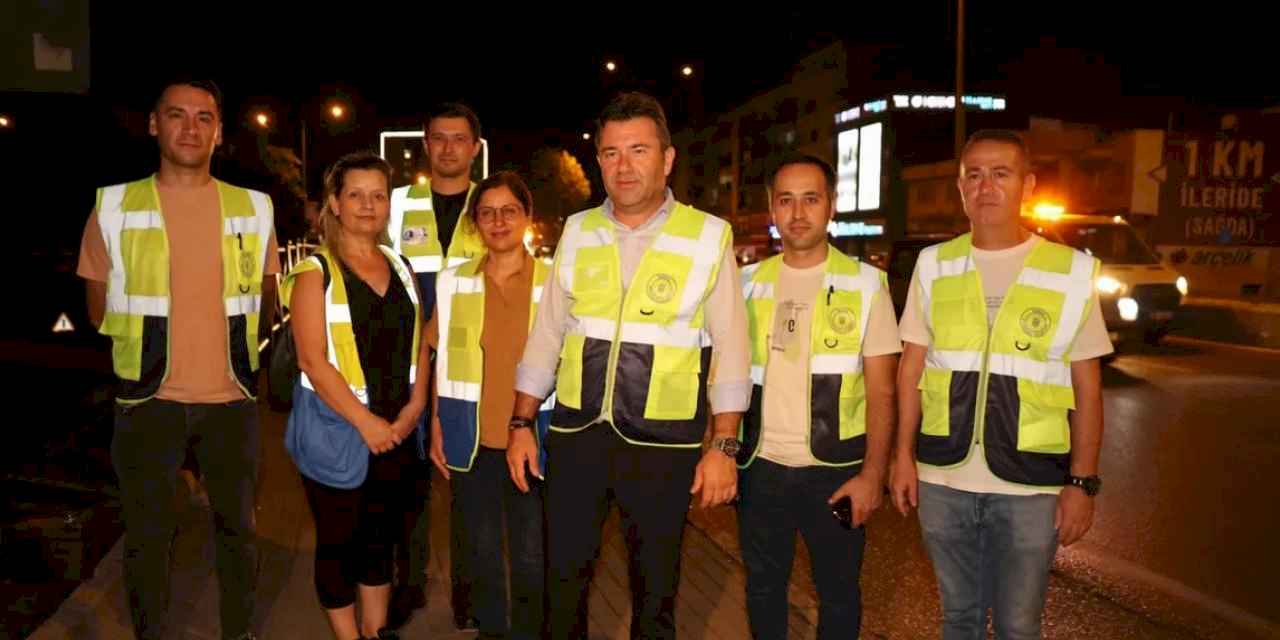 Bursa Büyükşehir’den daha temiz bir Bursa için gece mesaisi