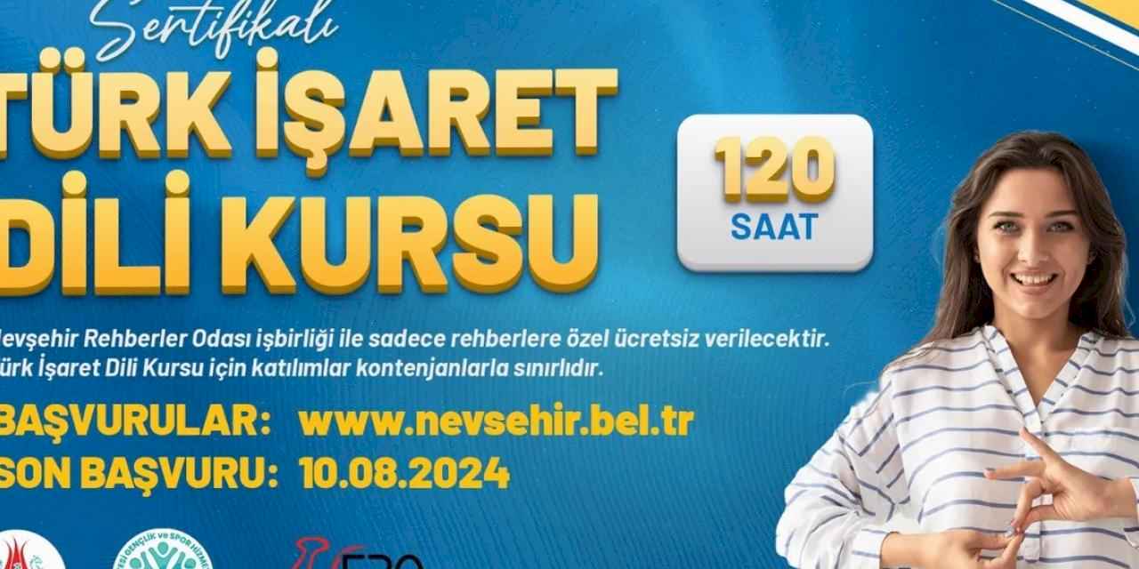 Nevşehir Belediyesi rehberler için sertifikalı ‘Türk İşaret Dili’ kursu açılacak