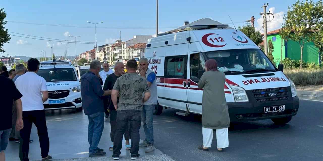 Düzce'de trafik kazası: 1 ağır yaralı