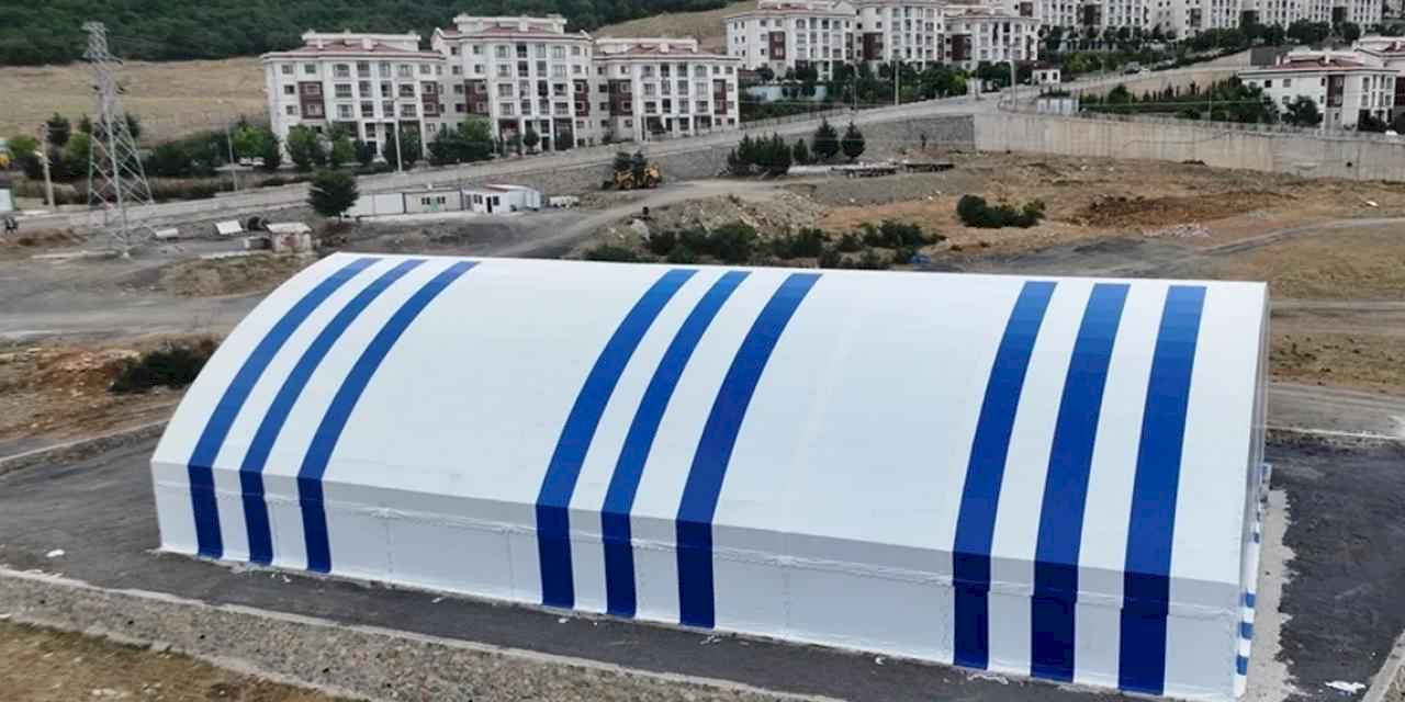 Dilovası'nda halı saha bitmek üzere