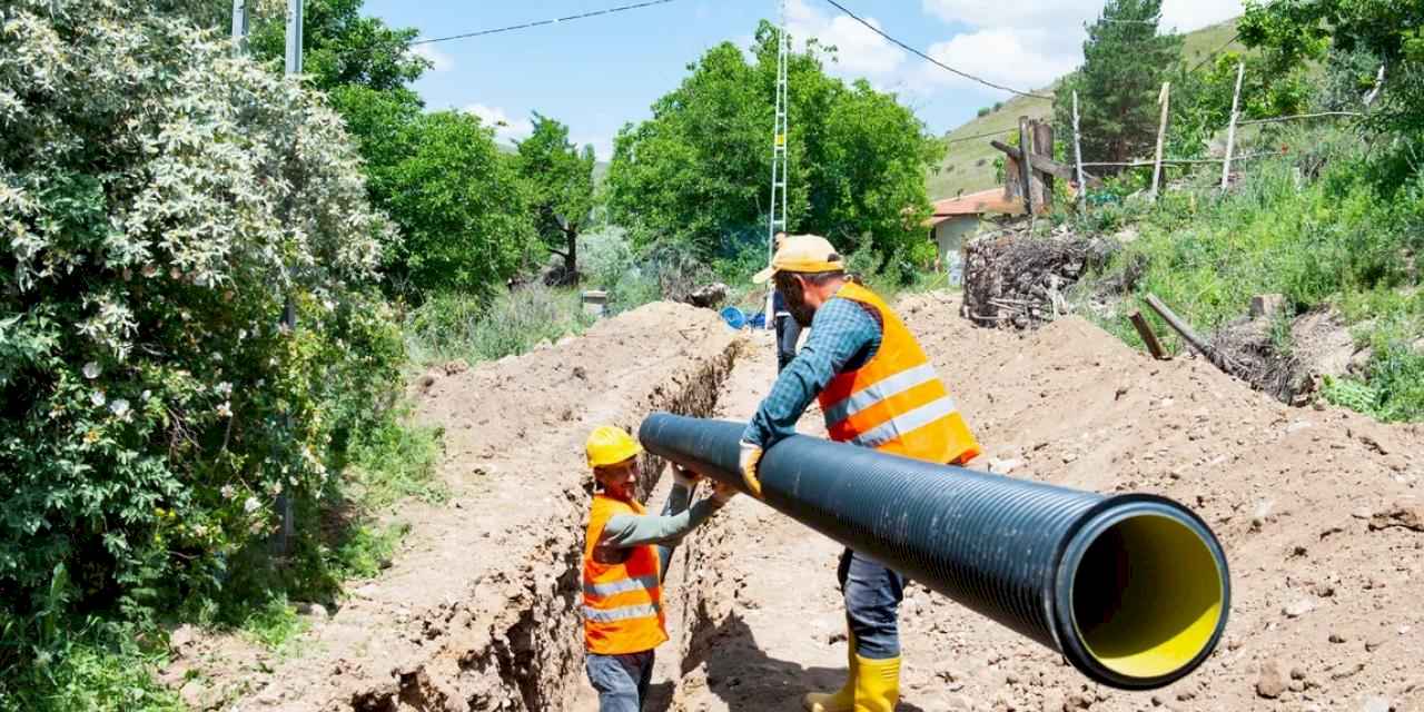 Kuluncak Çörmü’ye kanalizasyon hattı