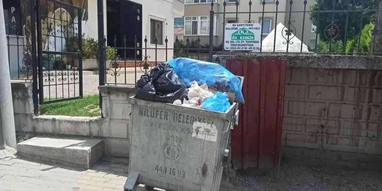 Bursa'da Odunluk Mahallesi çöp ve koku problemiyle karşı karşıya