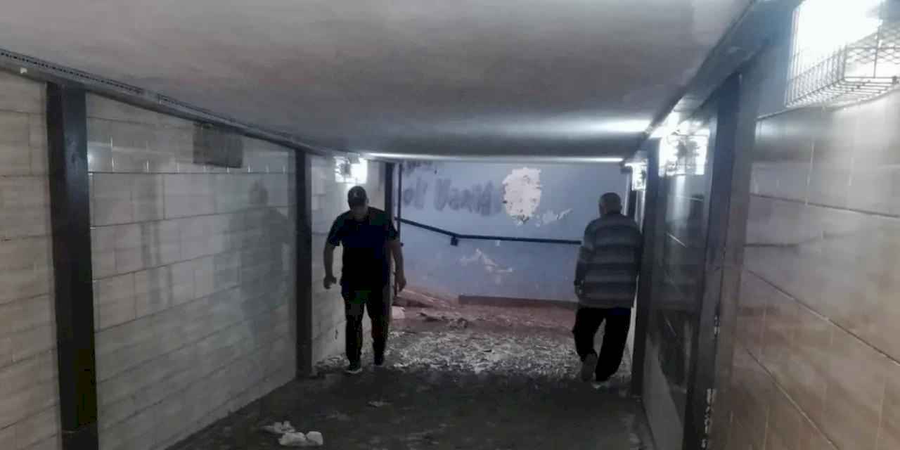 Mudanya Güzelyalı yaya altgeçidi çamur deryası içinde!