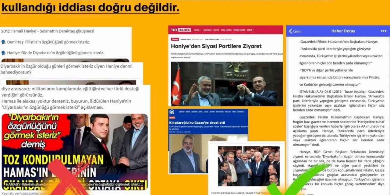 'Haniye' iddialarına İletişim'den yalanlama