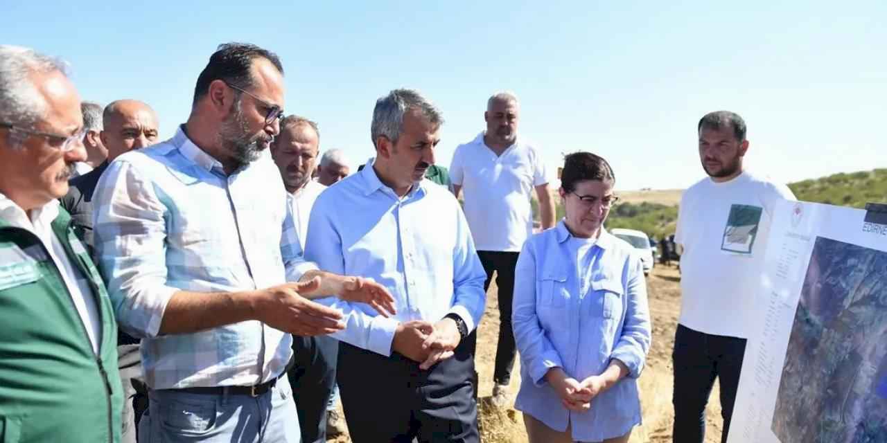 Edirne'de 56 bin 500 dekar toprak suyla buluşacak!