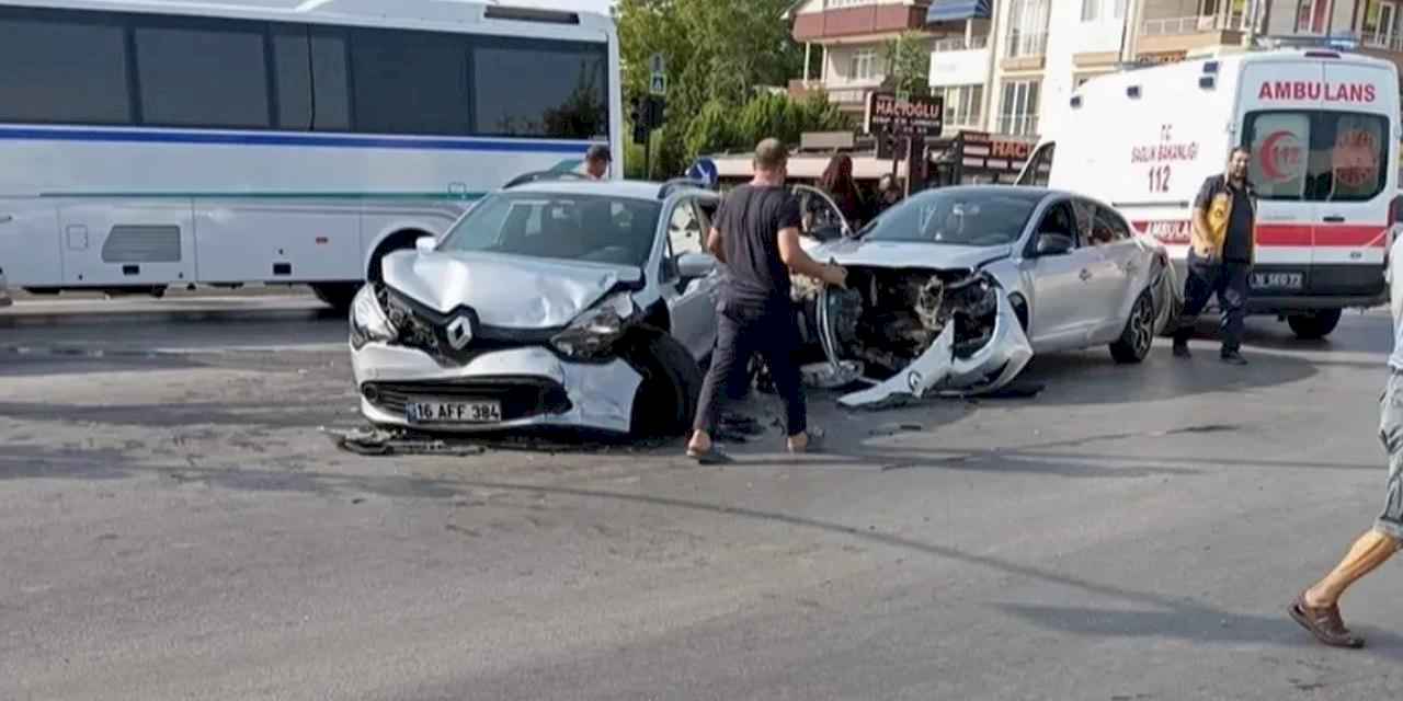 Bursa'da yine aynı yer, yine kaza