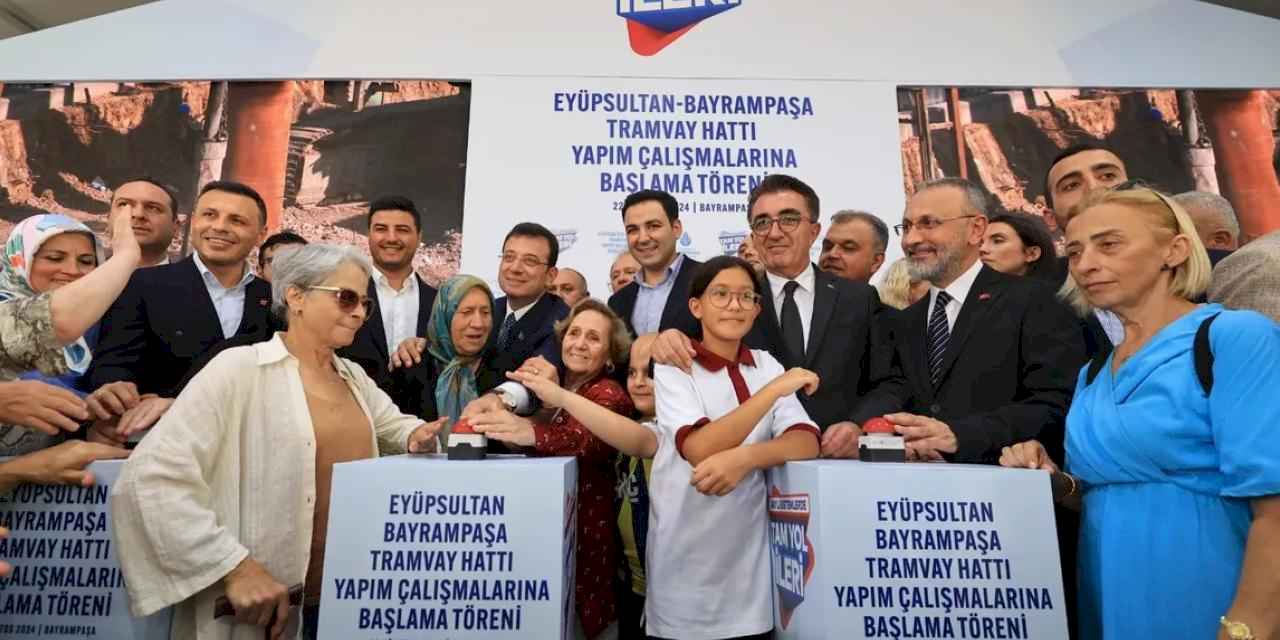 Eyüpsultan-Bayrampaşa Tramvay Hattı öz kaynakla başladı