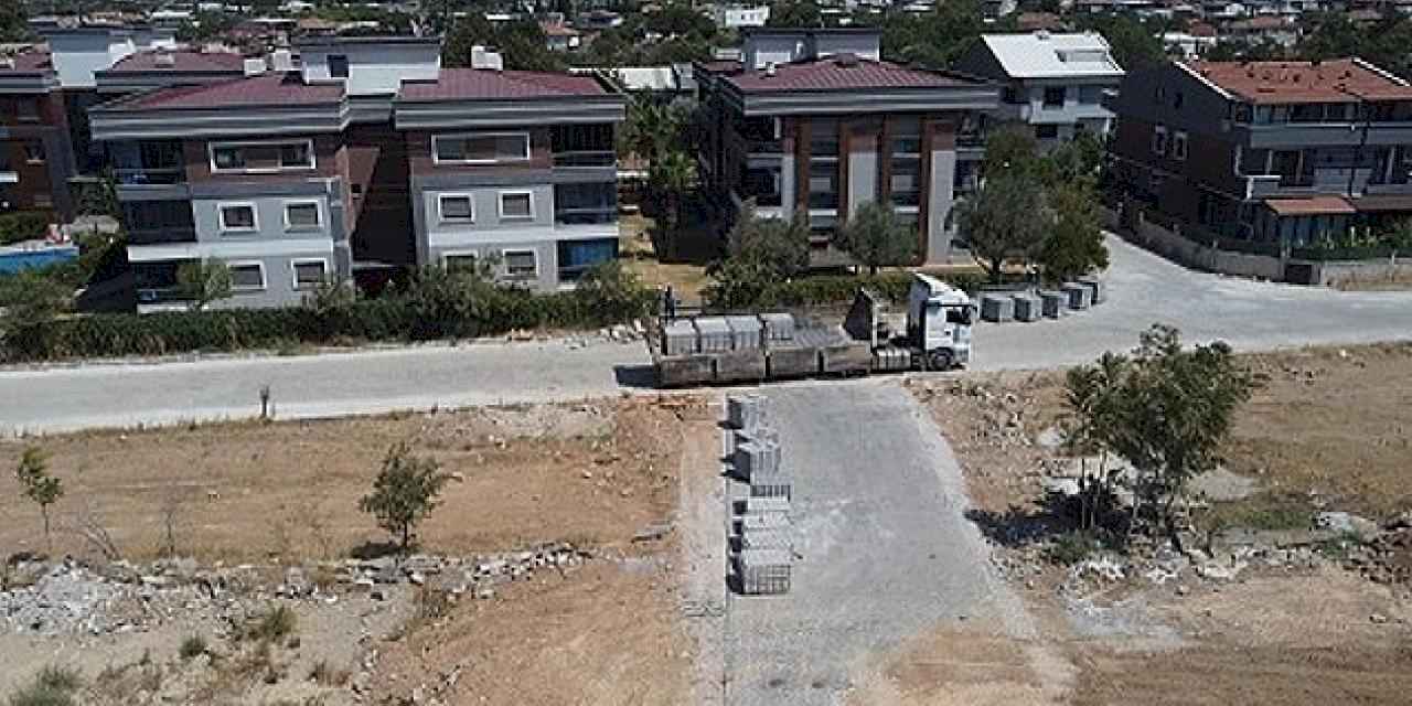 Menderes'te Söğüt Sokak Yolu Tamamlandı