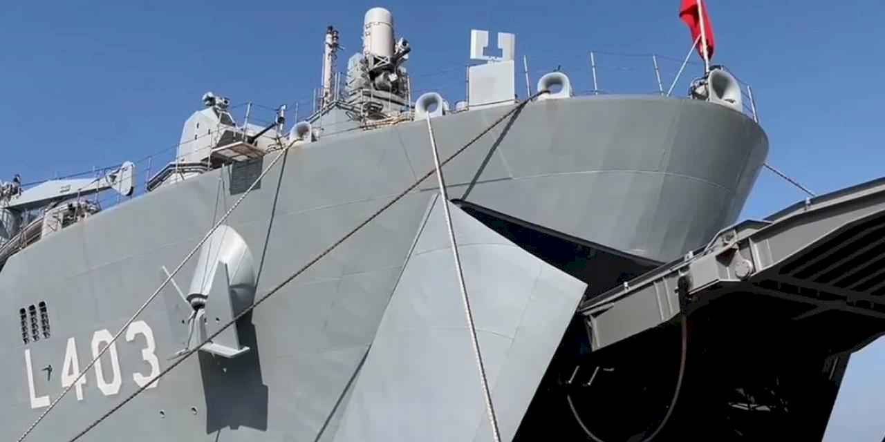 Gemilerimiz Beyrut'tan ayrıldı