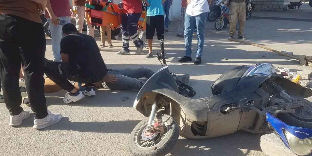 Adıyaman’da otomobil ile motosiklet çarpıştı: İki kişi hafif yaralandı