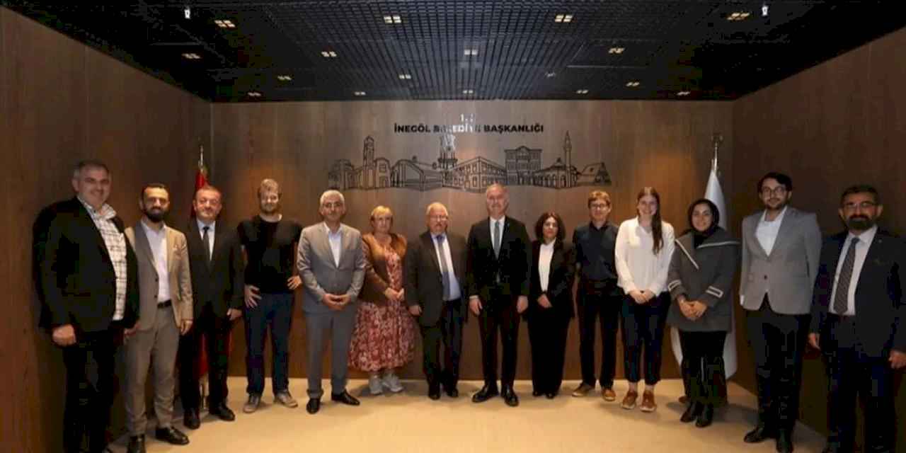 Cenon heyeti, kardeşliği resmiyete dökmek için İnegöl’de