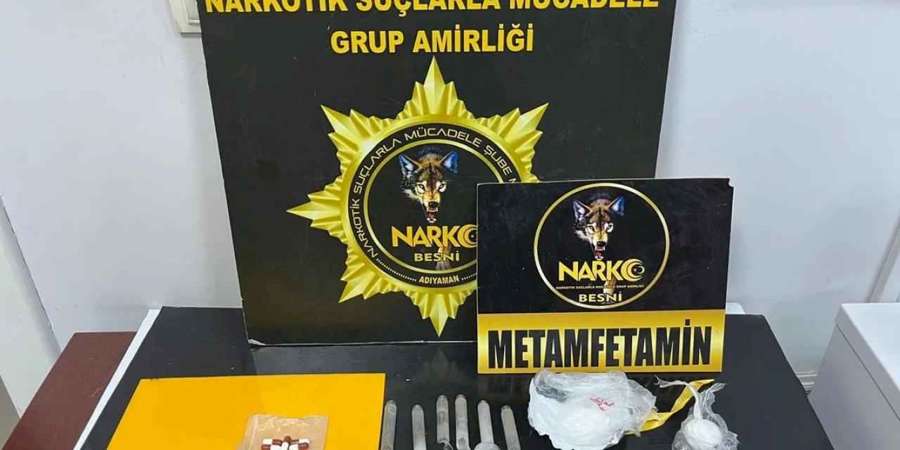 Adıyaman Besni’de uyuşturucuya 2 gözaltı!