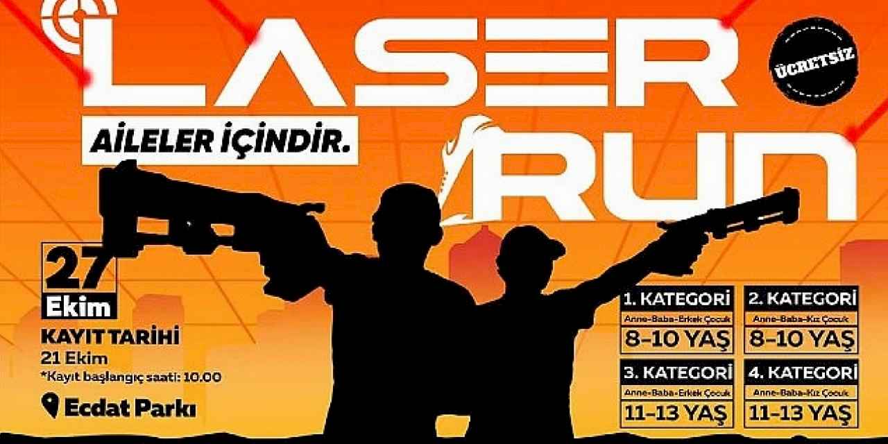 Konya Büyükşehir'den Aileler İçin 'Laser Run' Yarışması