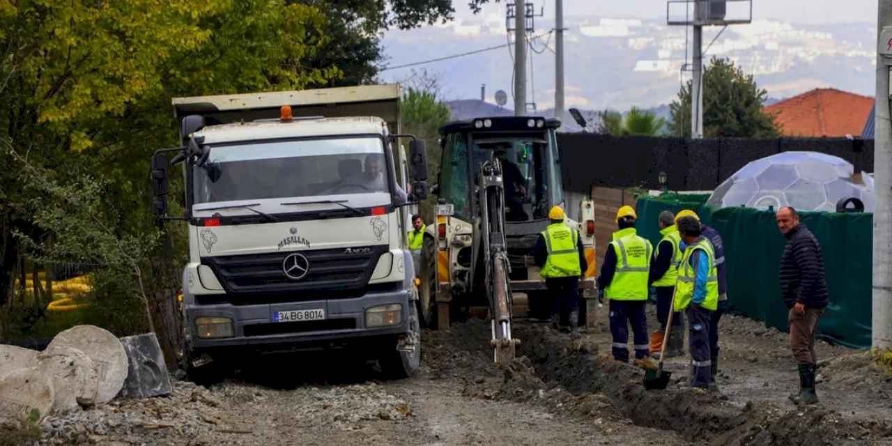 Sakarya'da Hacımercan ve Uzunkum’a bin 200 metrelik yeni atıksu hattı