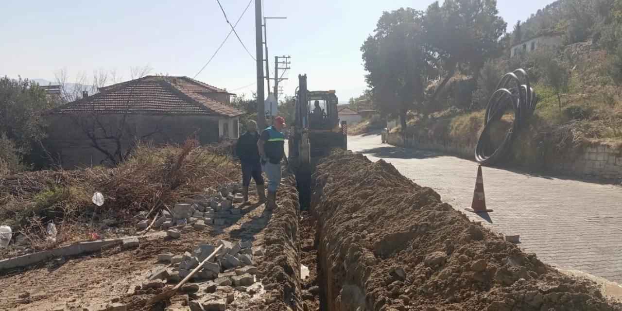 Manisa'da bir bölgeye daha sağlıklı ve kesintisiz içme suyu hattı