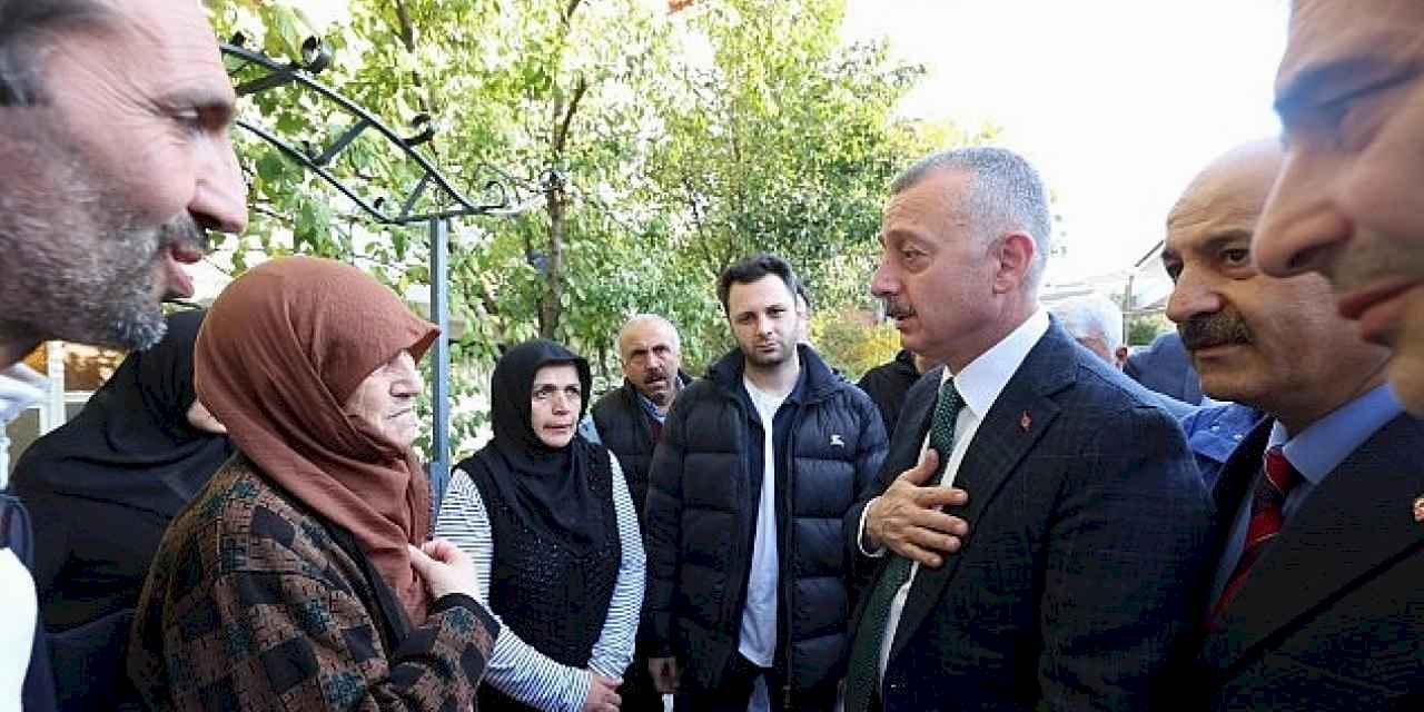Büyükakın, doğalgaz patlamasından etkilenen vatandaşları ziyaret etti