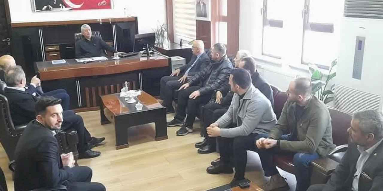 Bursa Gürsu Kaymakamı'na MHP'lilerden ziyaret