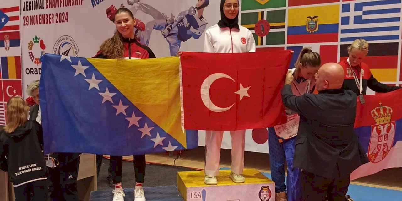 Dokuz Eylül'lü tekvandocu Balkan Şampiyonu oldu