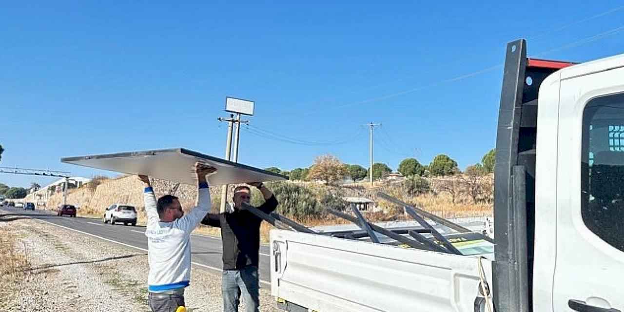 Ayvalık'ta görsel kirlilik yaratan reklam panoları ve levhalara izin yok!