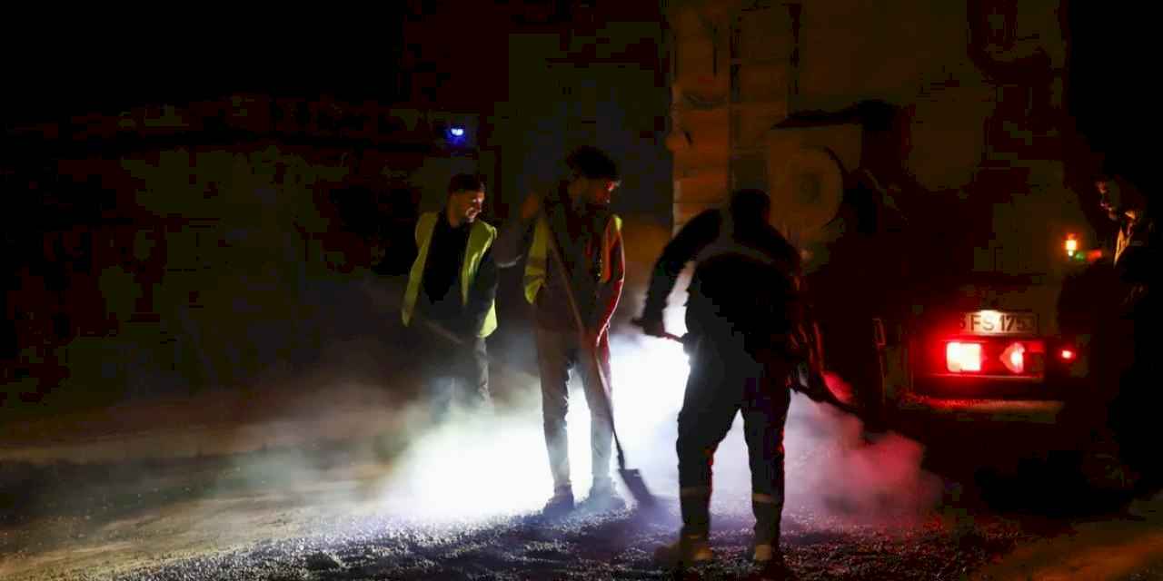 SASKİ'den 750 ton asfalt