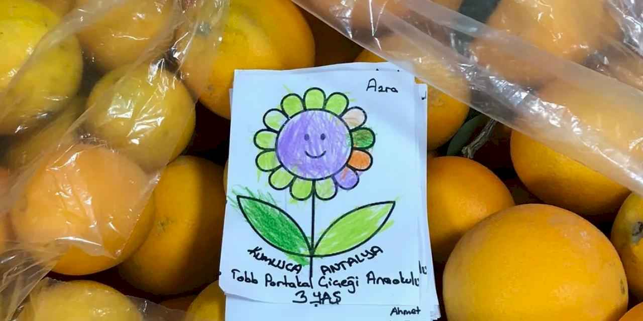 Antalyalı miniklerden Mehmetçik'e 'takviye' desteği