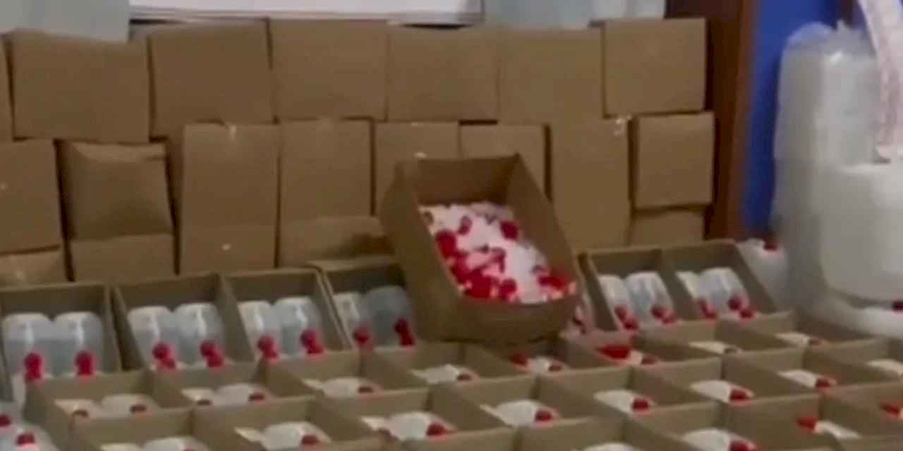 28 bin 400 litre sahte alkol ele geçirildi!