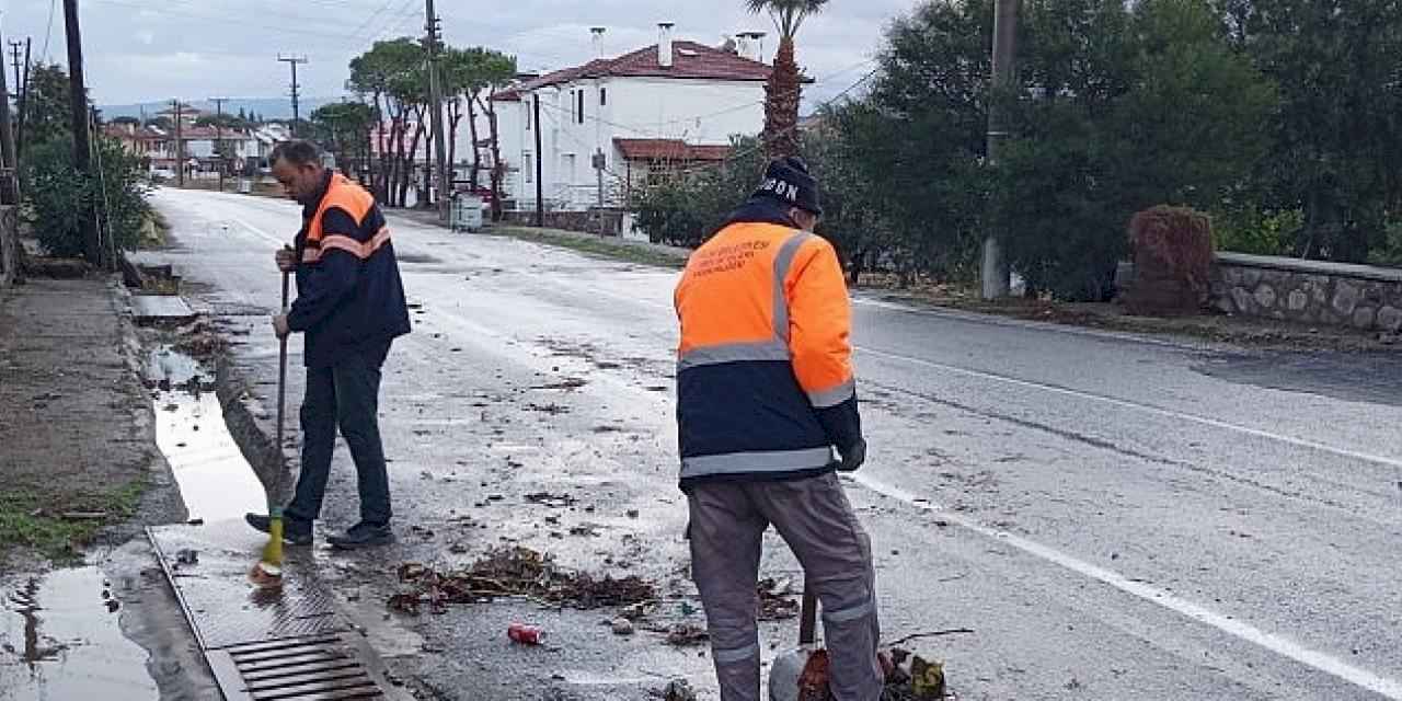 Yağmurun ardından dip bucak temizlik…